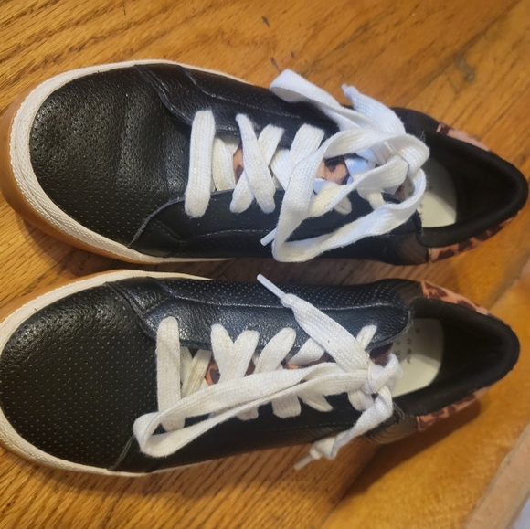 a new day Black Sneakers with Leopard Print Detail - Picture 6 of 10